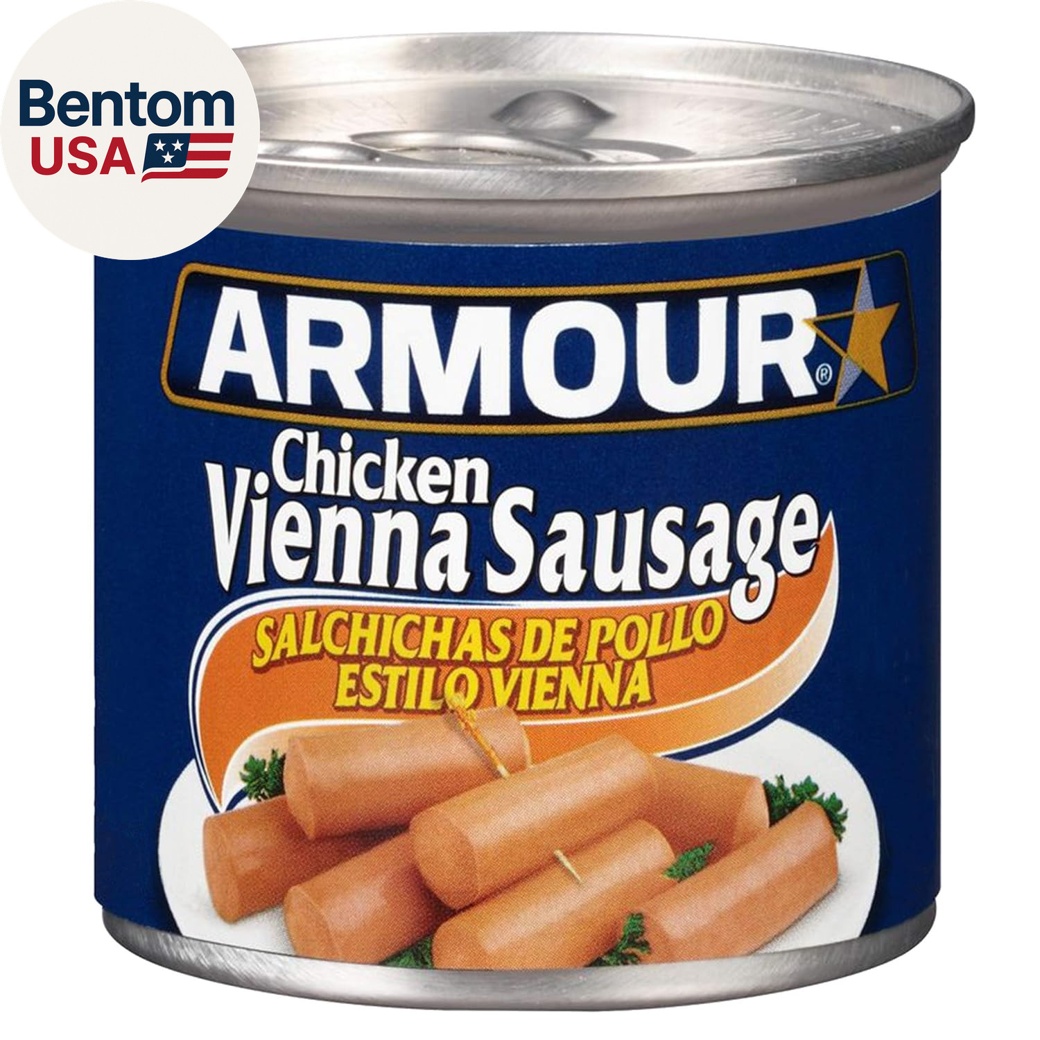 Star Chicken Vienna Sausage, Canned Sausage, 4.6 OZ (Pack of 24)