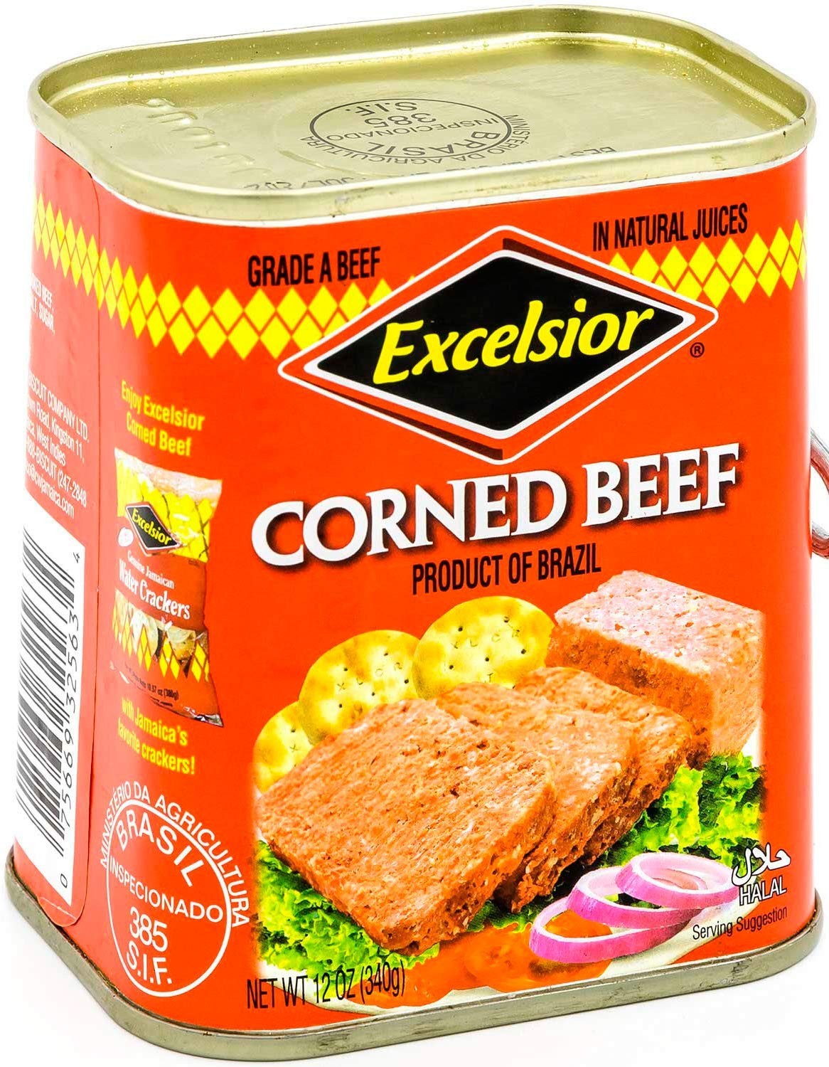 Corned Beef in Natural Juices, 12 Ounce Pack of 4
