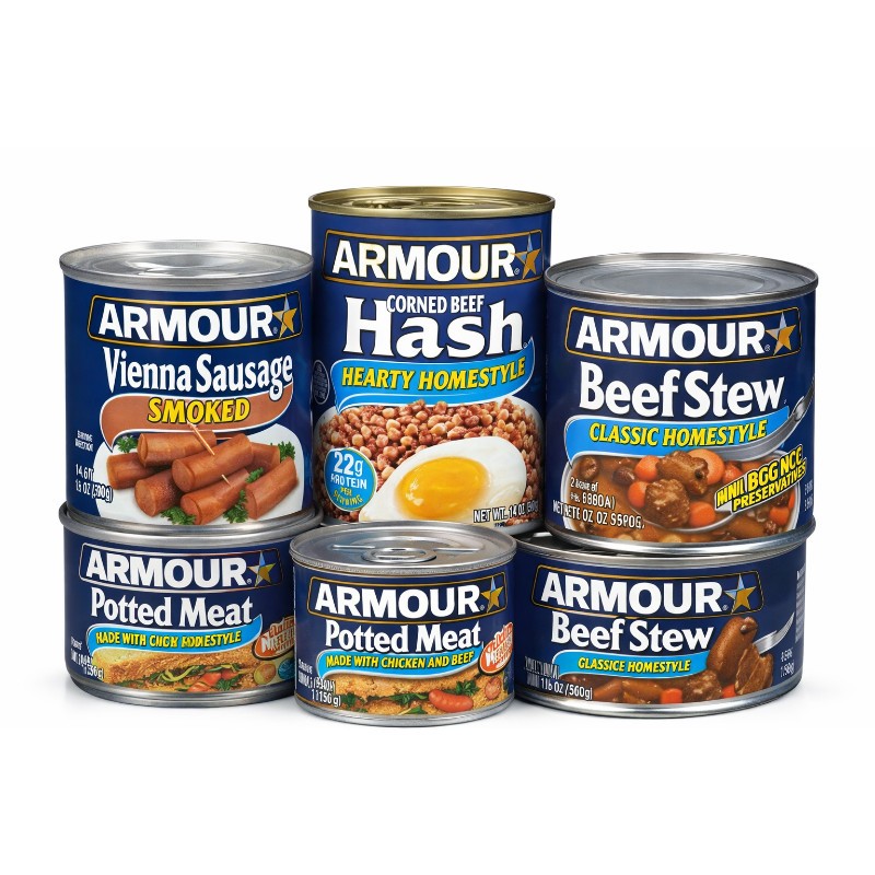 5x Armour Potted Meat Bulk Snack Treats New Sealed Fresh 5.5oz