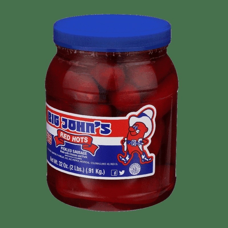 Pickled Sausages Smoked Protein Snack Ready to Eat Low Carb Resealable Jar New