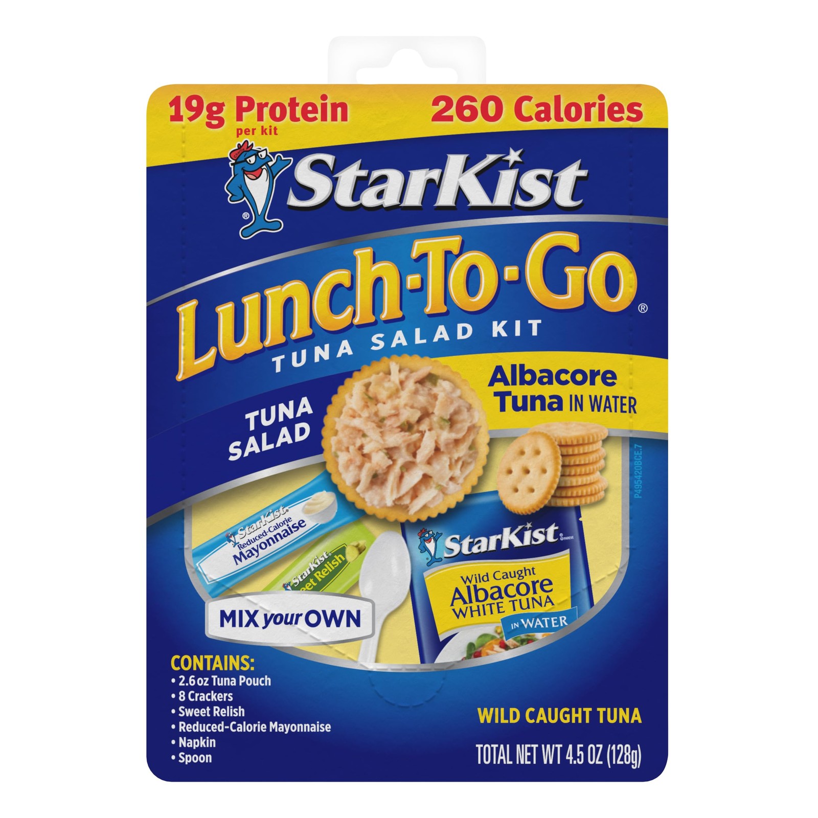 StarKist LunchToGo Albacore Mix Your Own Tuna Salad, 4.5 Ounce Kit