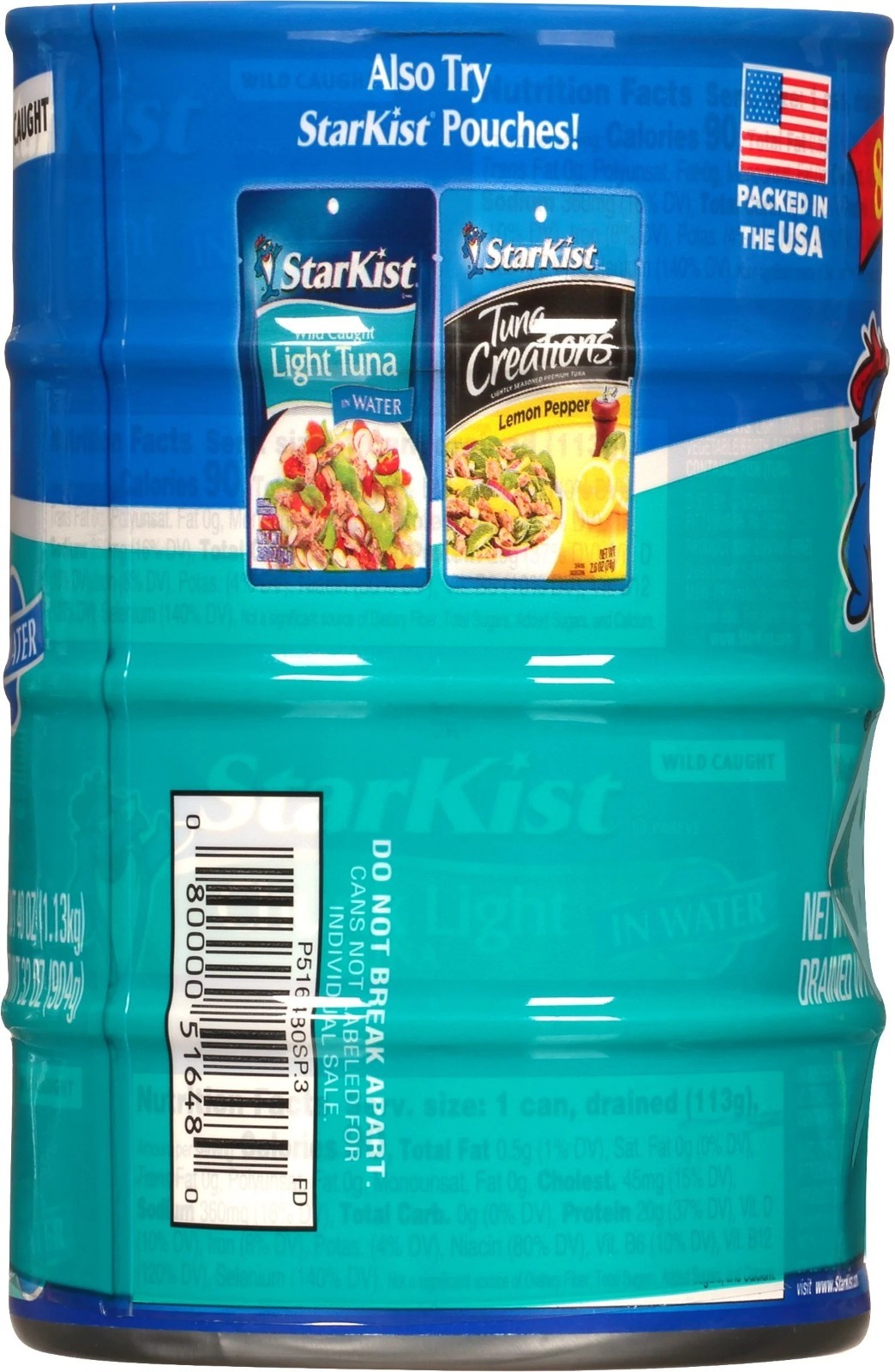 StarKist chunk light tuna in water, 5 oz, 8 Cans FREE SHIPPING. Pack of 2