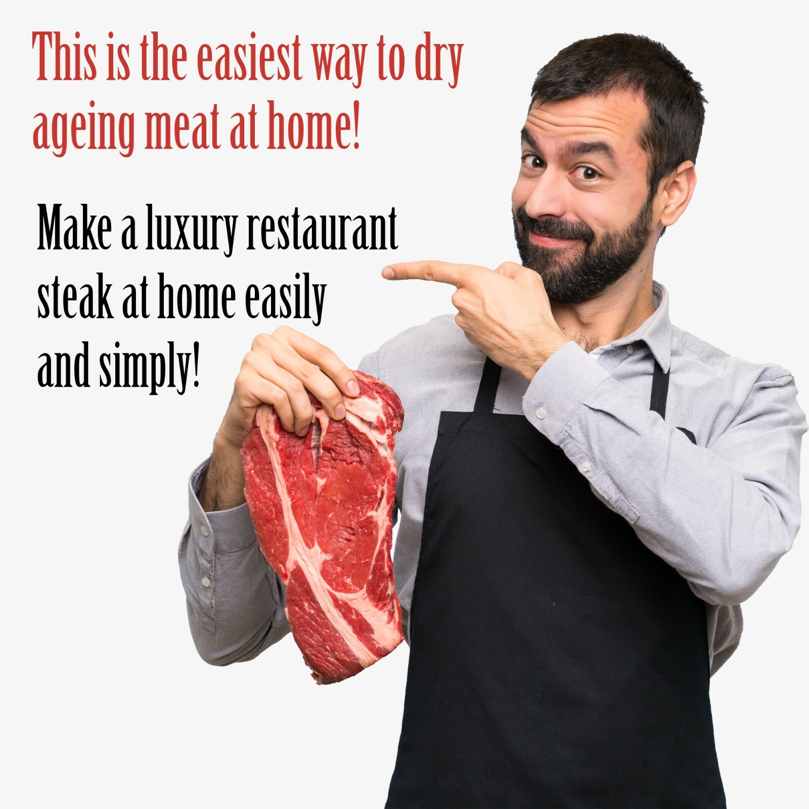 Dry Aging Bag steaks KIT make home easily & safely 4 pcs. bags 10×20 in 25×50 cm