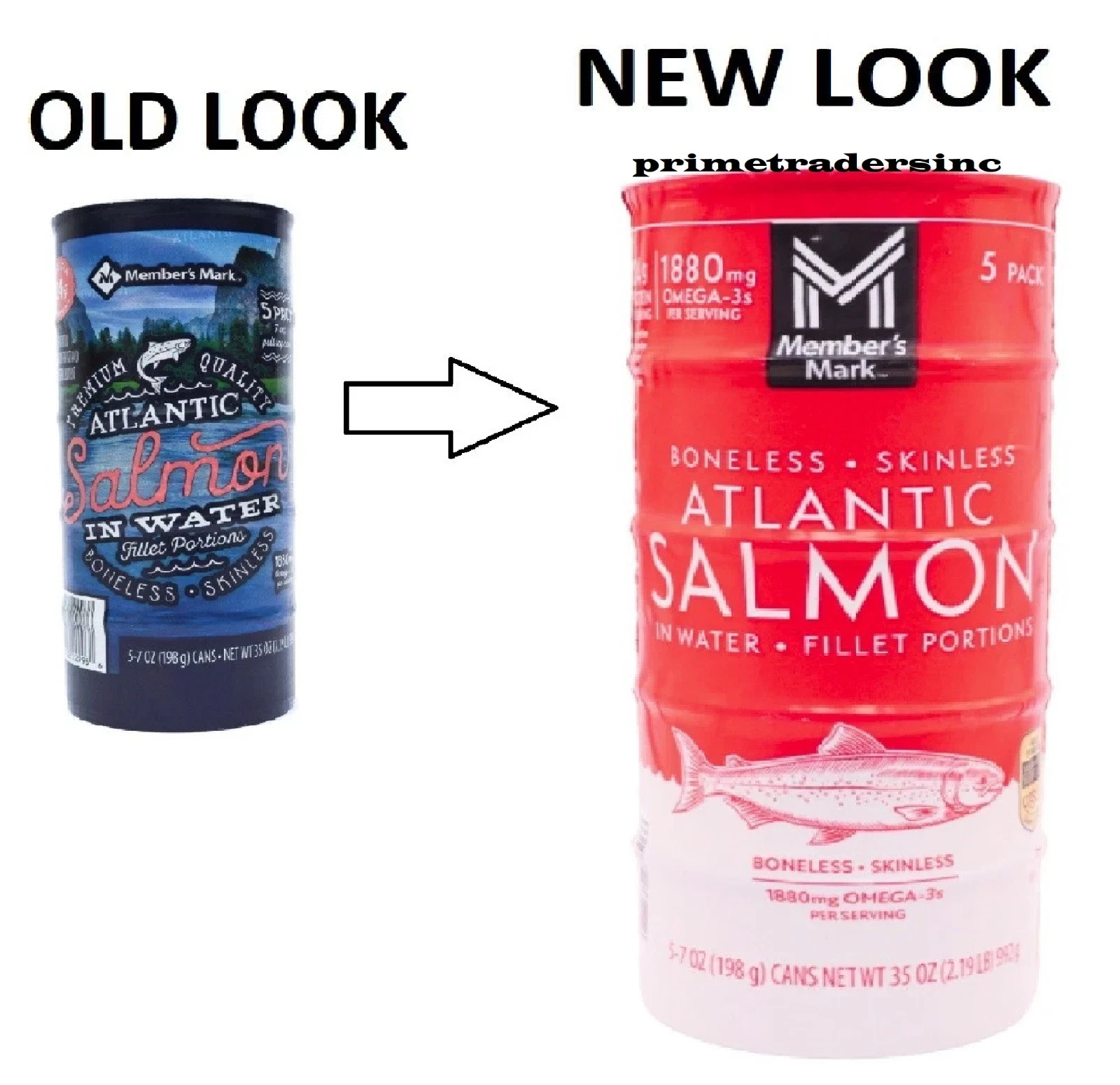 Member’s Mark Canned Atlantic Salmon (7 oz., 5 pk.)