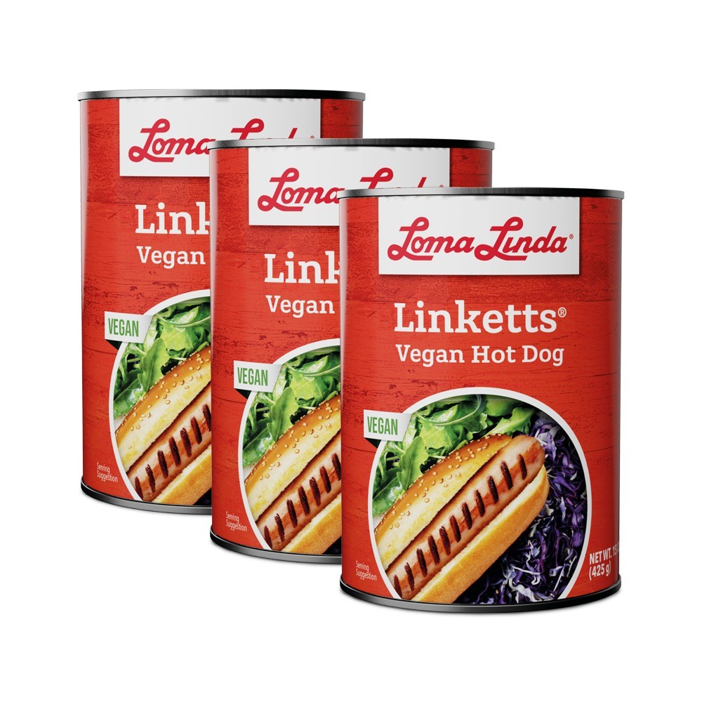 Loma Linda – Linketts (15 oz.) – Plant Based Hot Dogs – Vegan