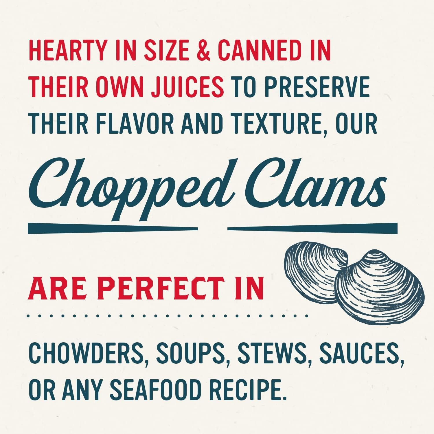 Snow’s Wild Caught Chopped Clams Canned, 6.5 oz Can Ounce (Pack of 12)