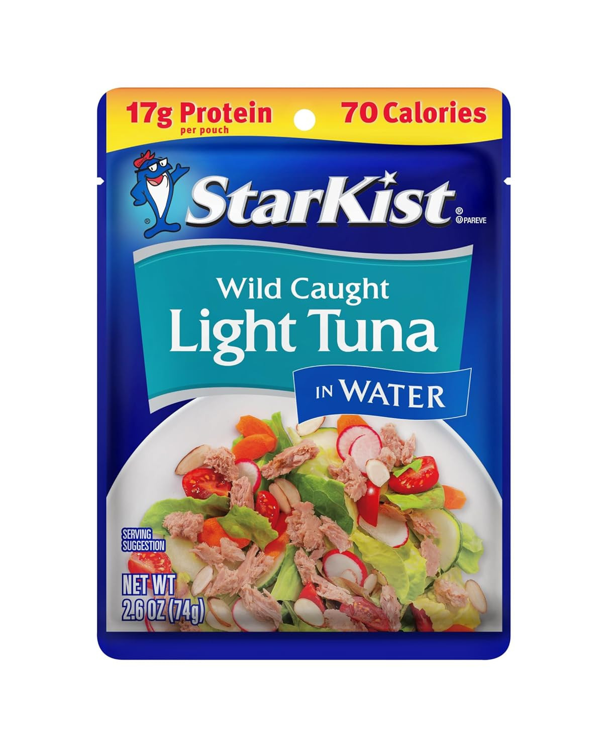 Starkist Chunk Light Tuna in Water, 2.6 Ounce (Pack of 10)
