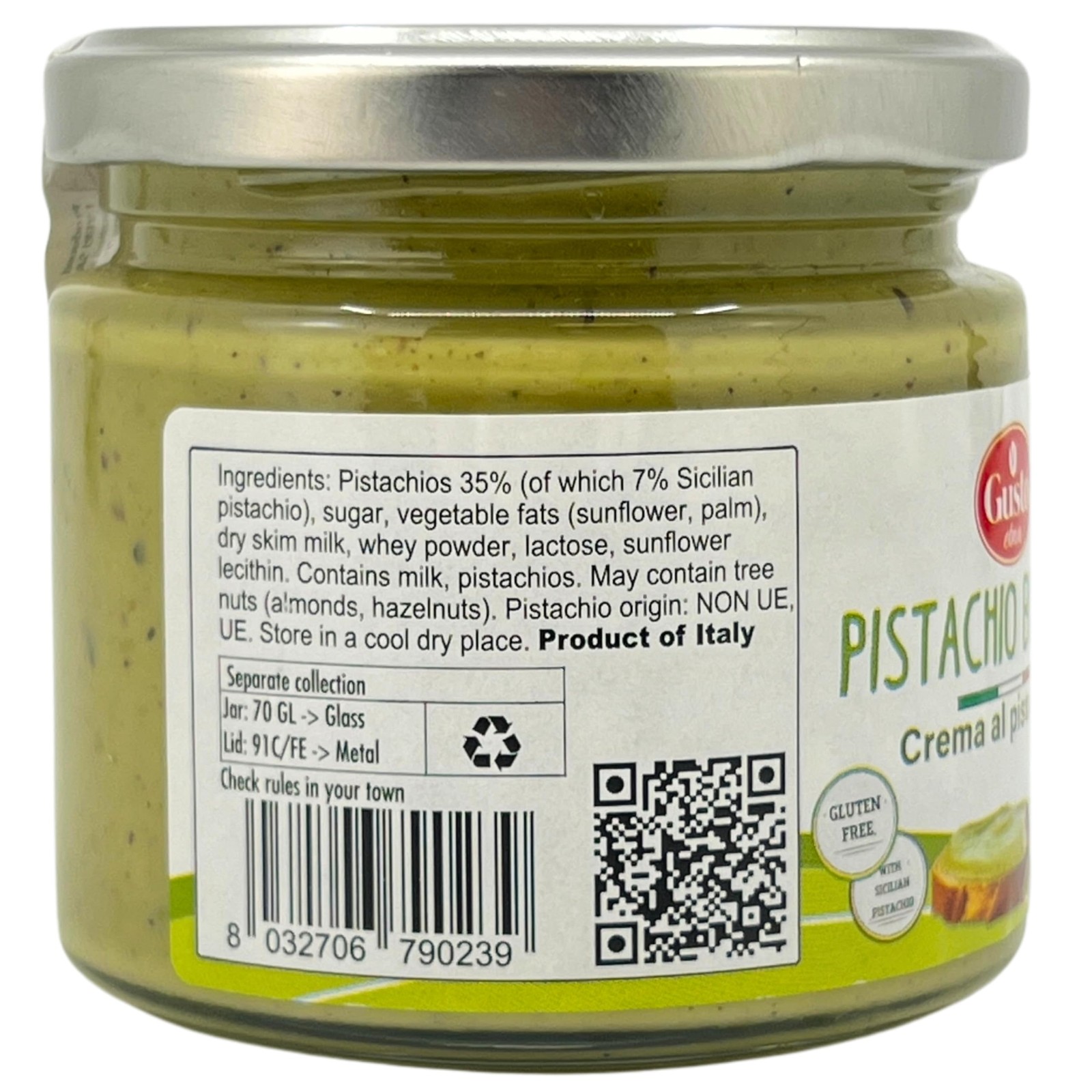 2 Pack – Pistachio Butter Sweet Spreadable Cream, 6.7 oz (190g)