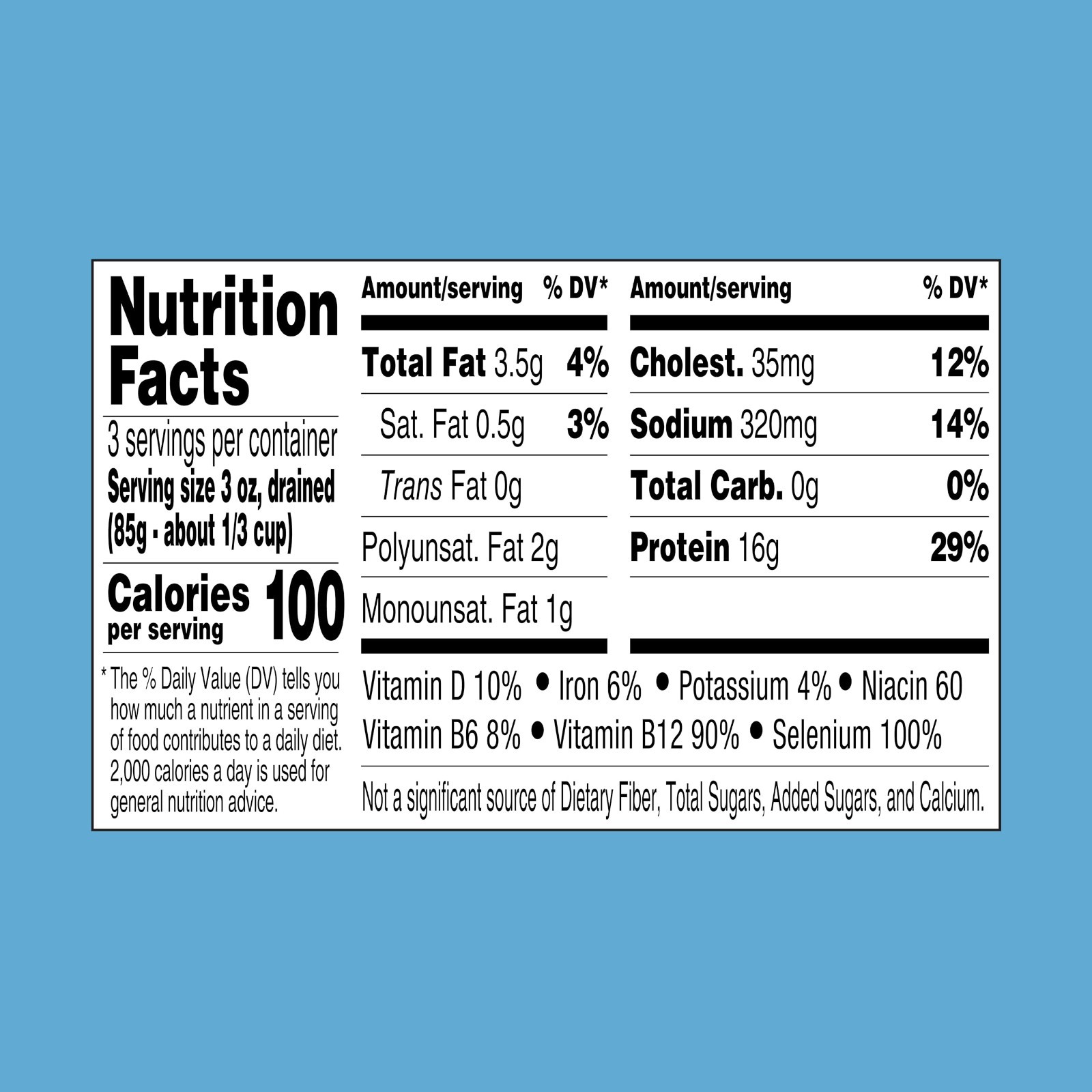 Chunk Light Tuna in Oil – 12 oz Can, 24 Pack – High Protein, Low Fat, Canned Sea
