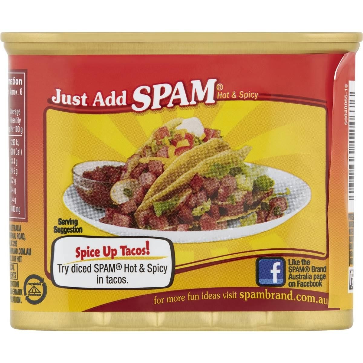 Spam Ham Hot and Spicy 340g