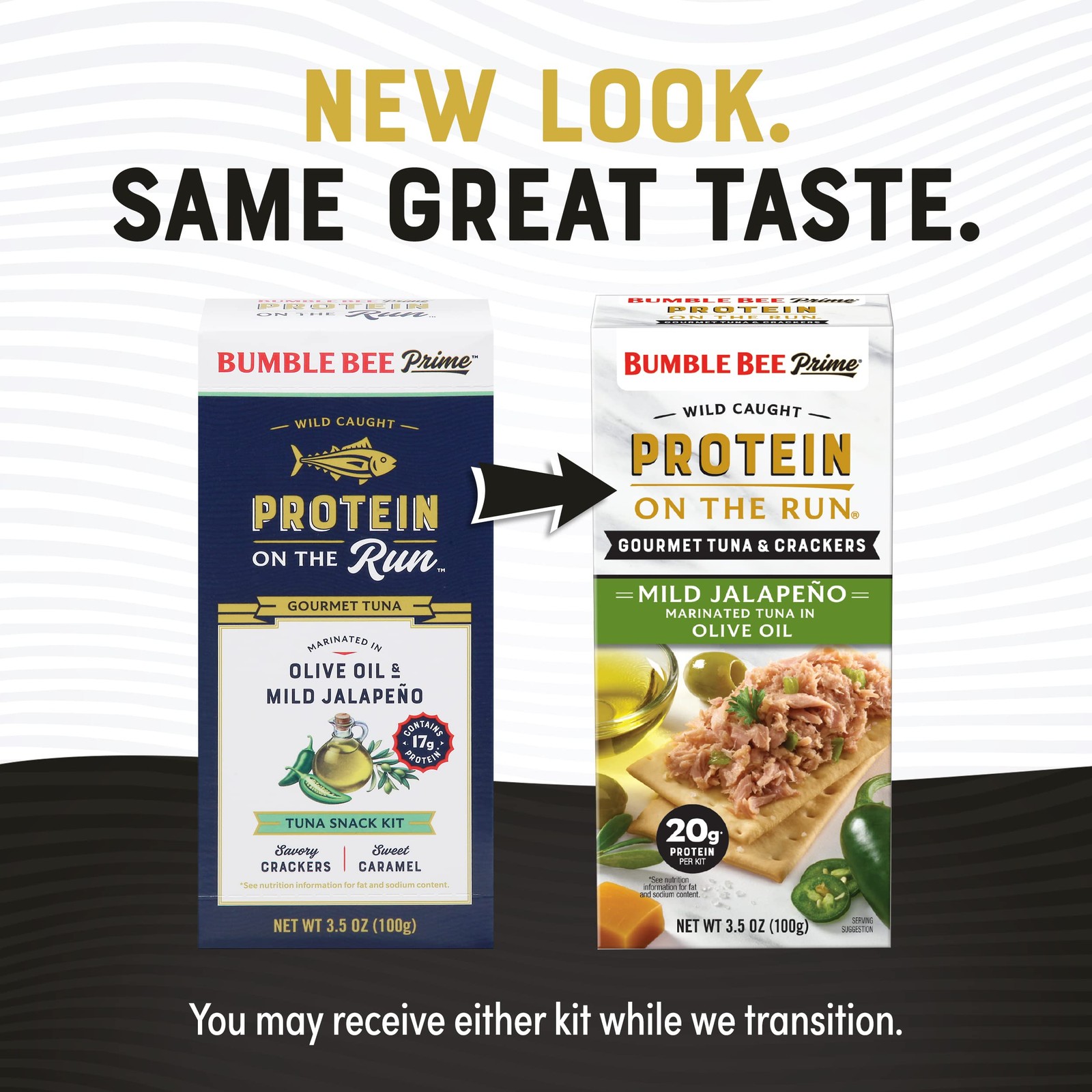 Bumble Bee Prime Protein on the Run Tuna Snack Kit Marinated in Olive Oil