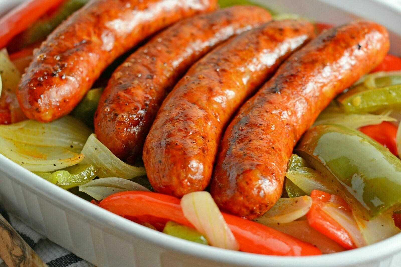 Italian HOT Sausage Homemade 85% Lean Fully cooked !! US SELLER !!