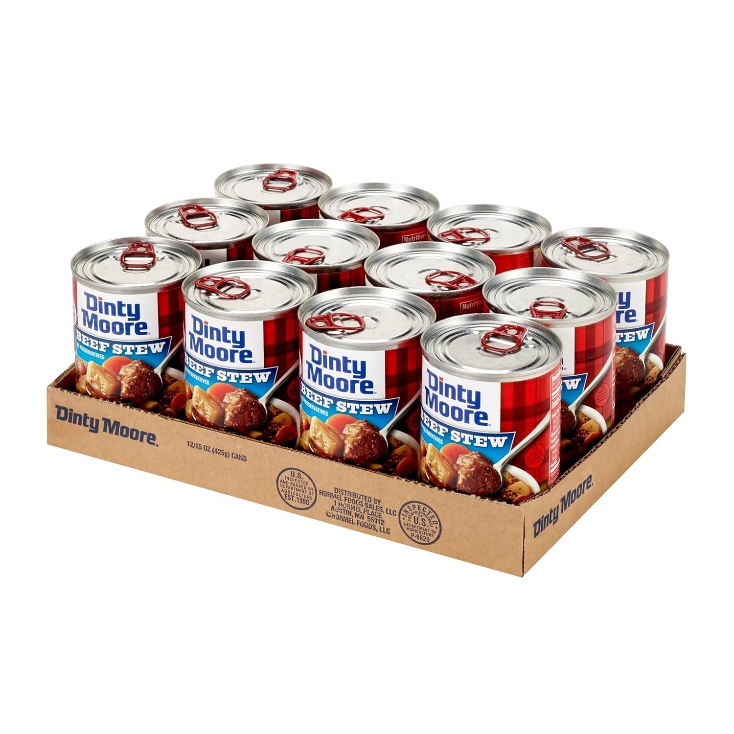 Dinty Moore Beef Stew, No Preservatives, 12 Pack/-