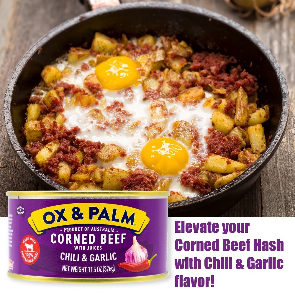Canned Corned Beef Chili & Garlic Flavor 11.5 oz
