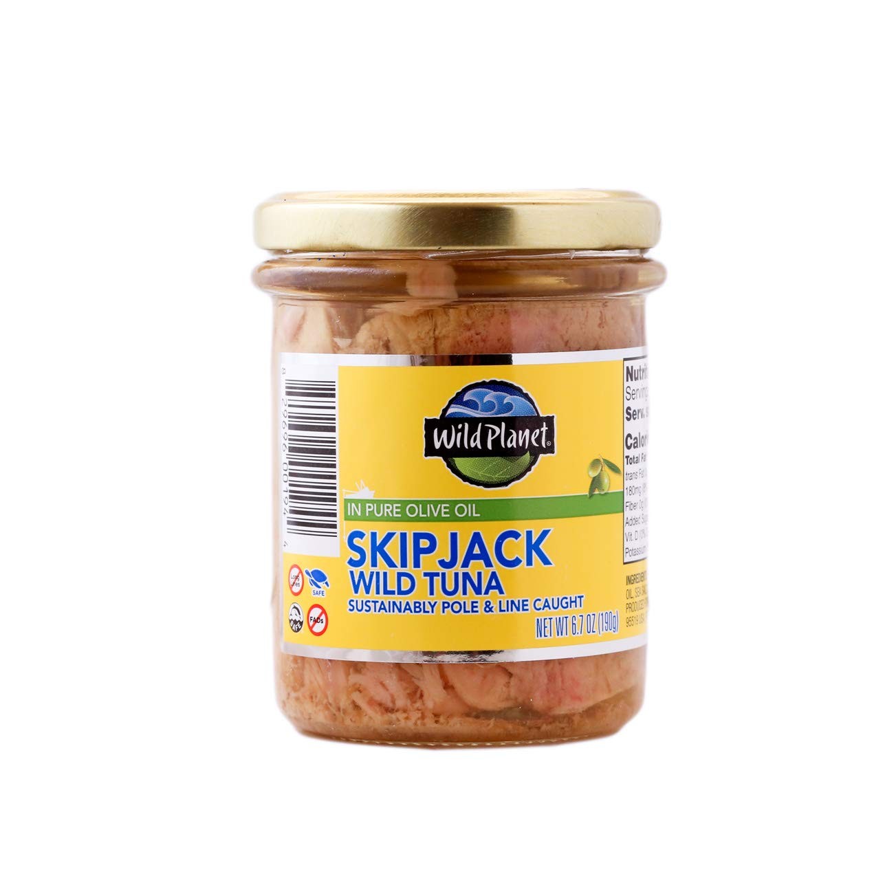 Wild Planet Wild Skipjack Tuna in Pure Olive Oil, 6.7 Ounce