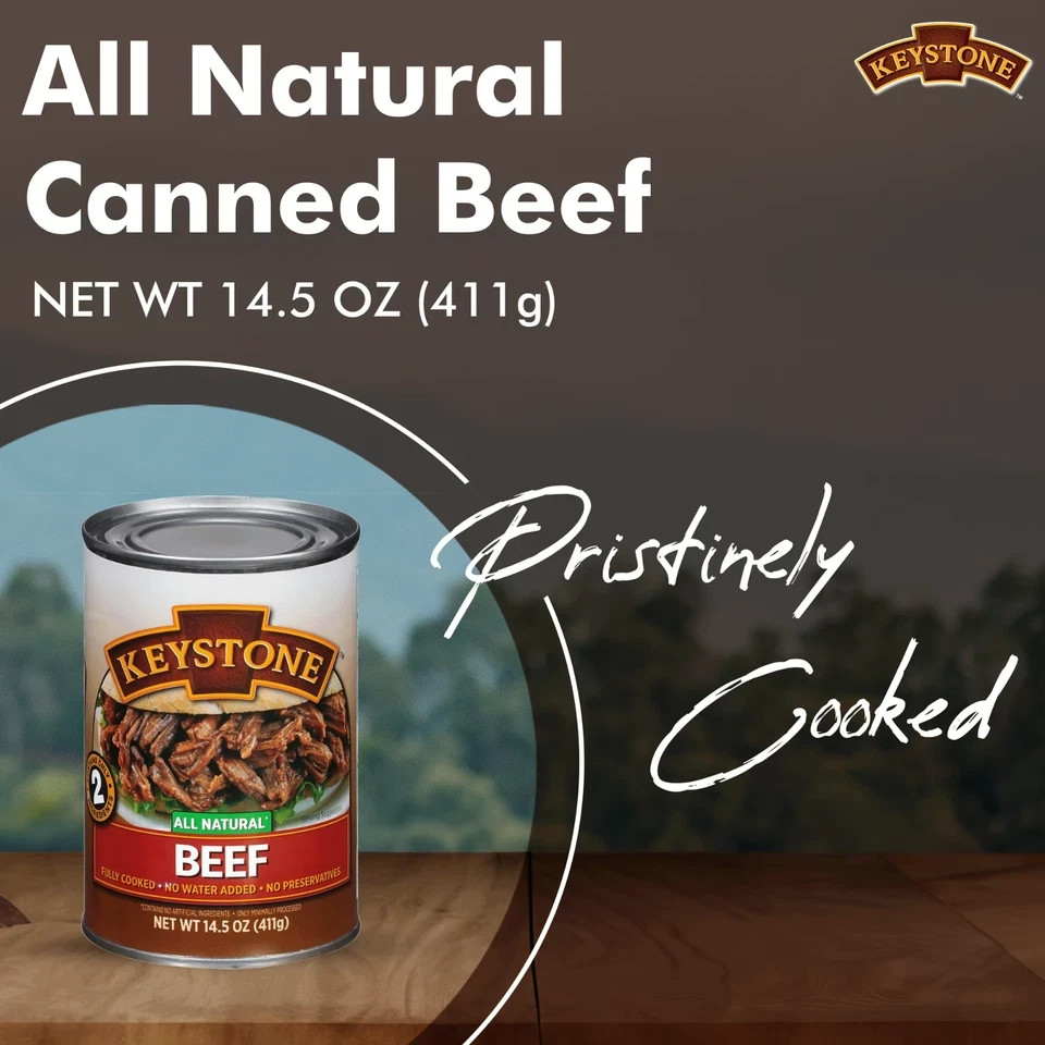 Keystone All Natural Beef, 14.5 oz Can…