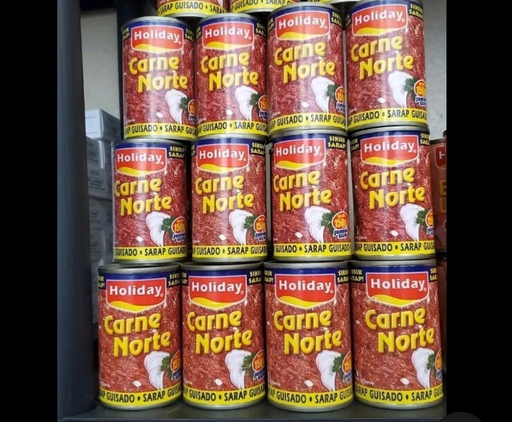 5 Cans Holiday Carne Norte 150g Each! Fresh from Pinas