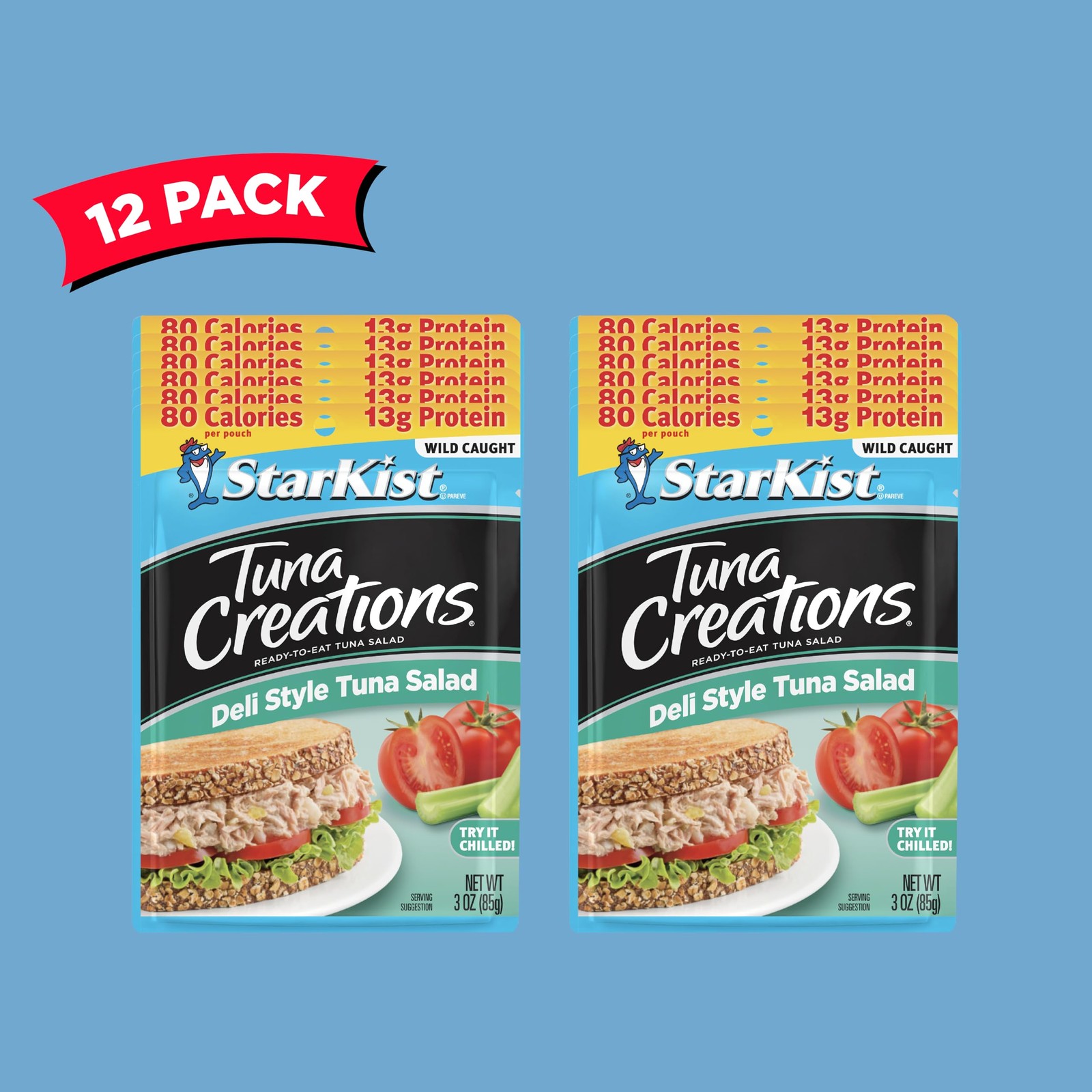 StarKist Tuna Creations Deli Style Tuna Salad 3oz 12 Pack FROM USA