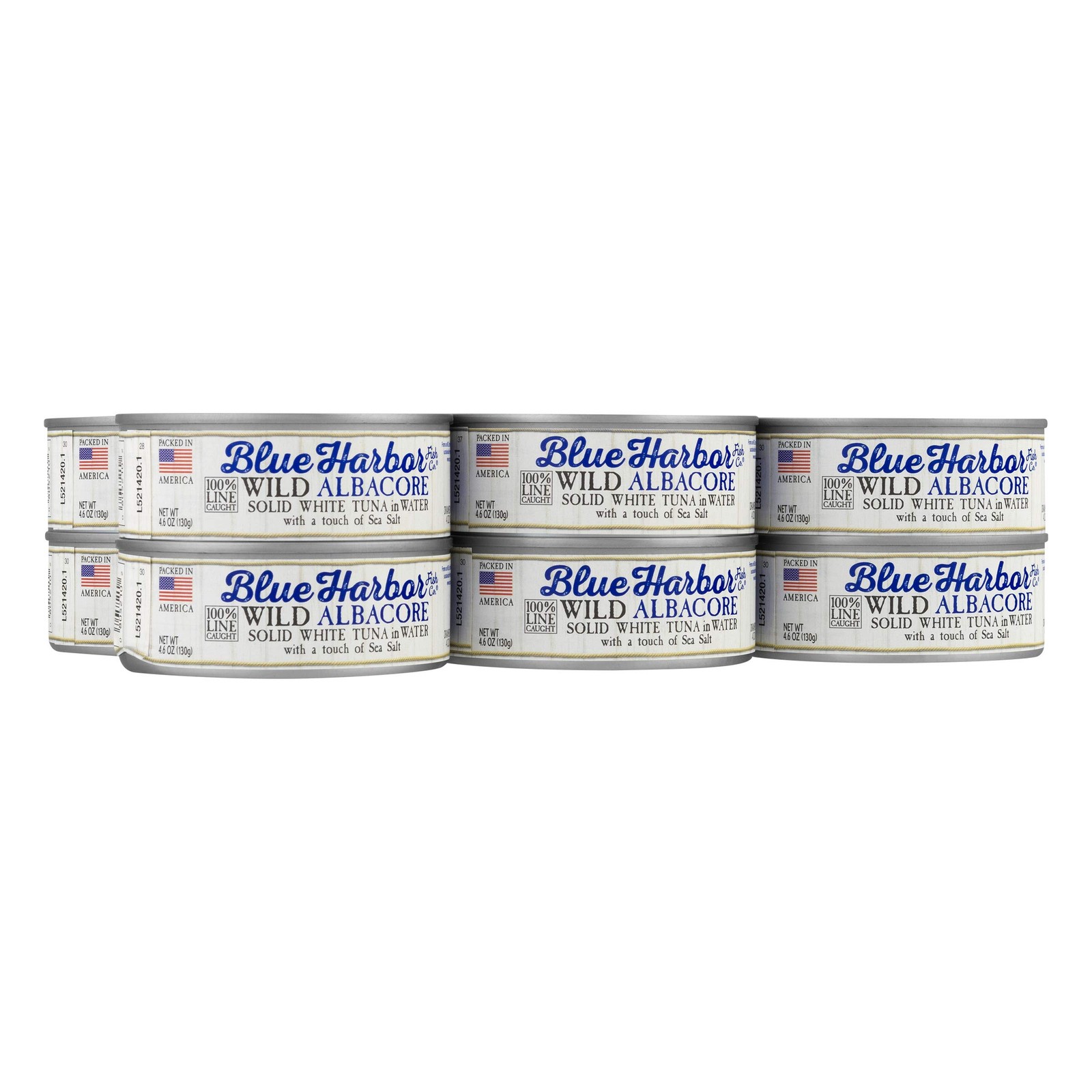 Blue Harbor Fish Co. Wild Albacore Solid White Tuna in Water with Sea Salt – …