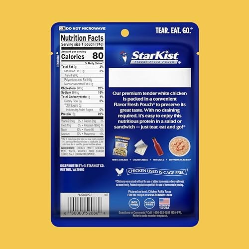 Premium White Chicken Pouch StarKist 2.6oz