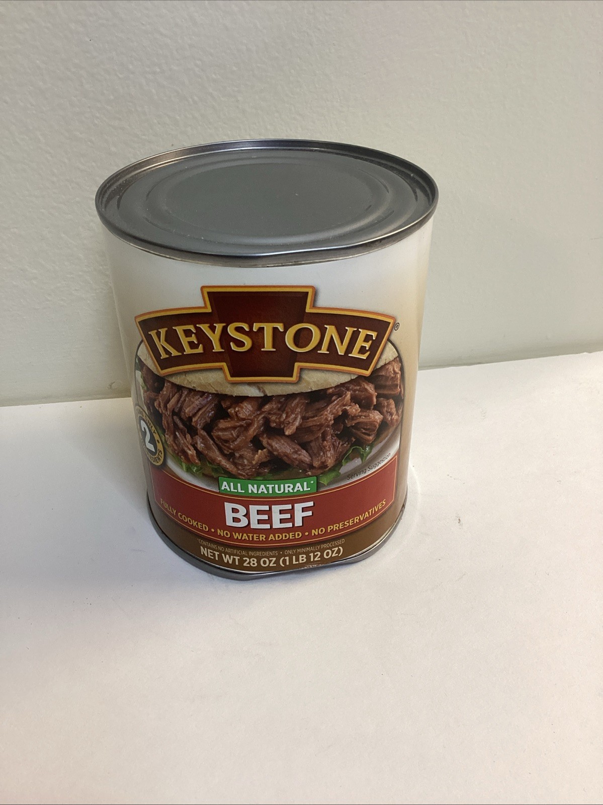 Keystone All Natural Beef, 28 oz Can Dented.Exp 01/26/2027