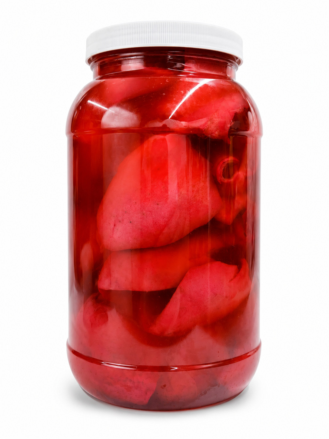 Pickled Pigs Lips 3 lbs (48oz) in gallon container – Ready To Eat