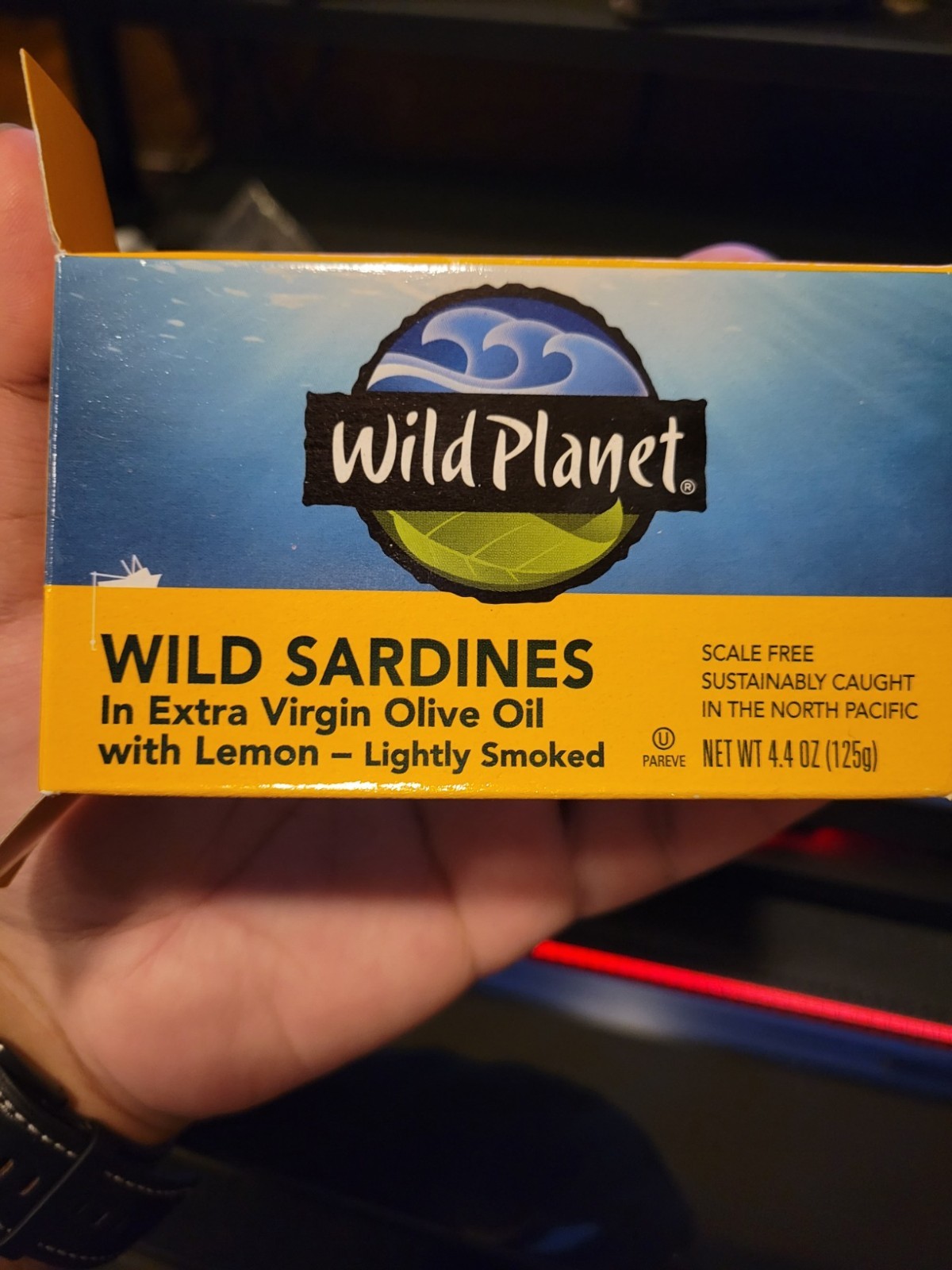 Tinned Wild Sardines in Water, No Salt, 4.4 oz, 12-Pack – Healthy Snack Option