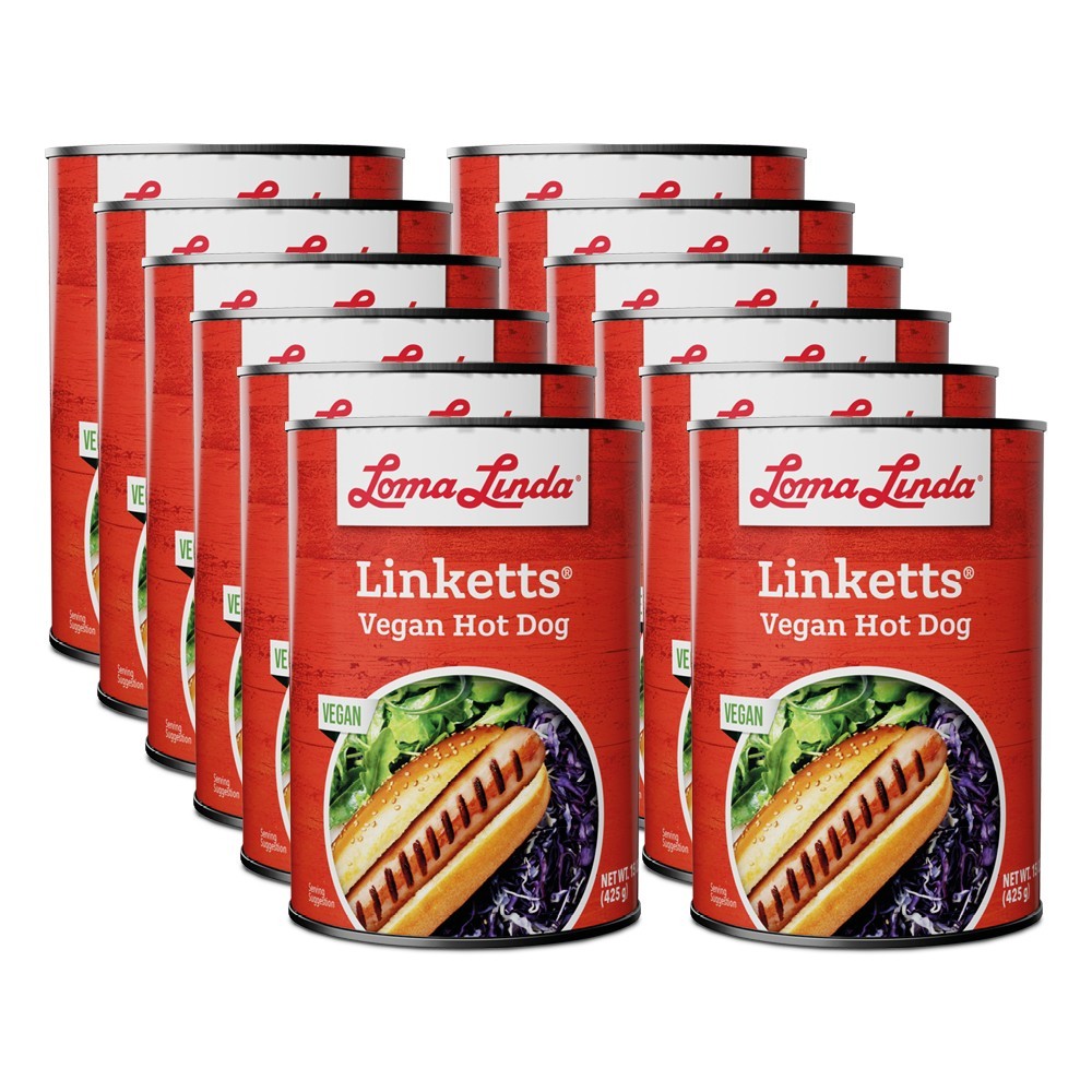 Loma Linda – Linketts (15 oz.) – Plant Based Hot Dogs – Vegan