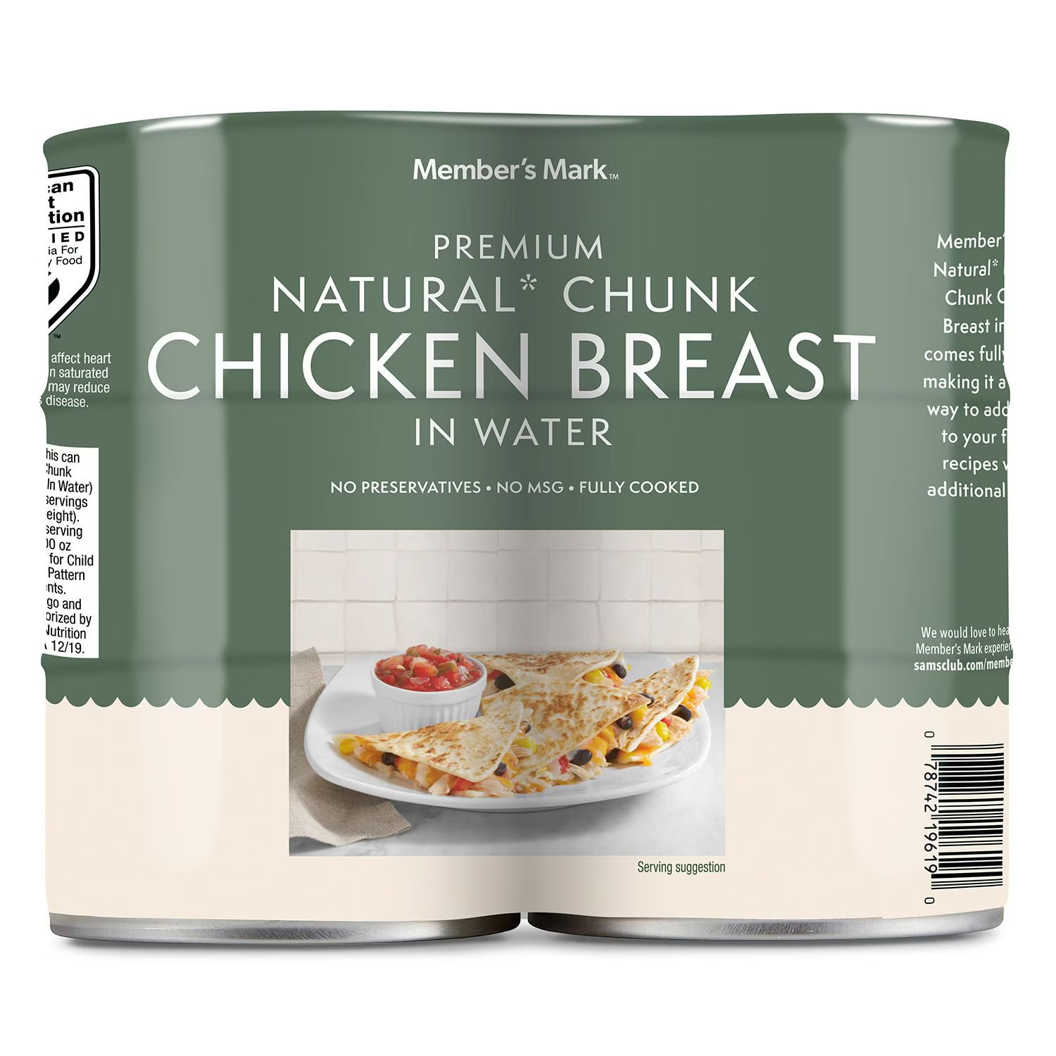 Member’s Mark Premium Chunk Chicken Breast, 12.5 oz., 6 ct.