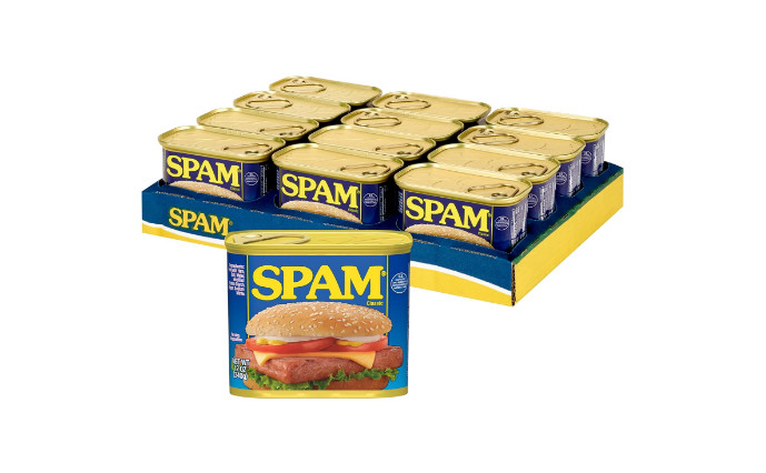 SPAM Luncheon Meat 12 oz, Pack of 12 , (T583) BB 05/2027, Free Shipping
