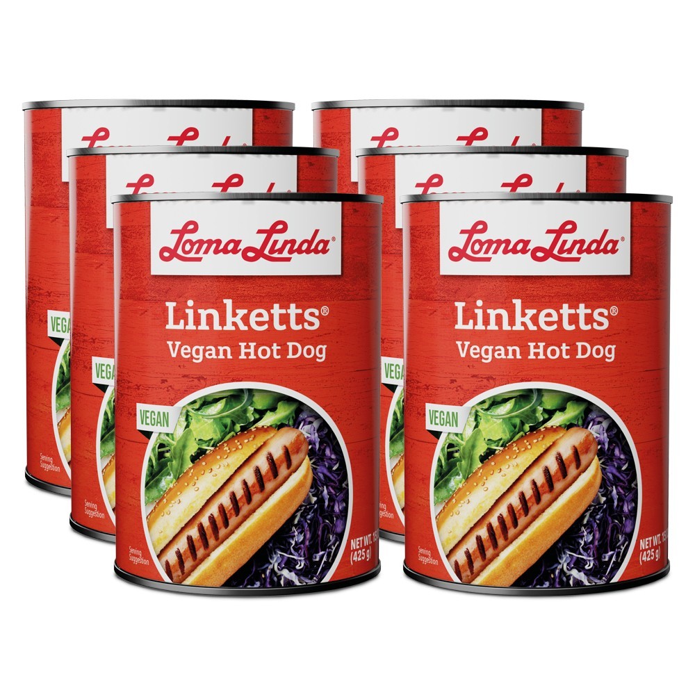 Loma Linda – Linketts (15 oz.) – Plant Based Hot Dogs – Vegan