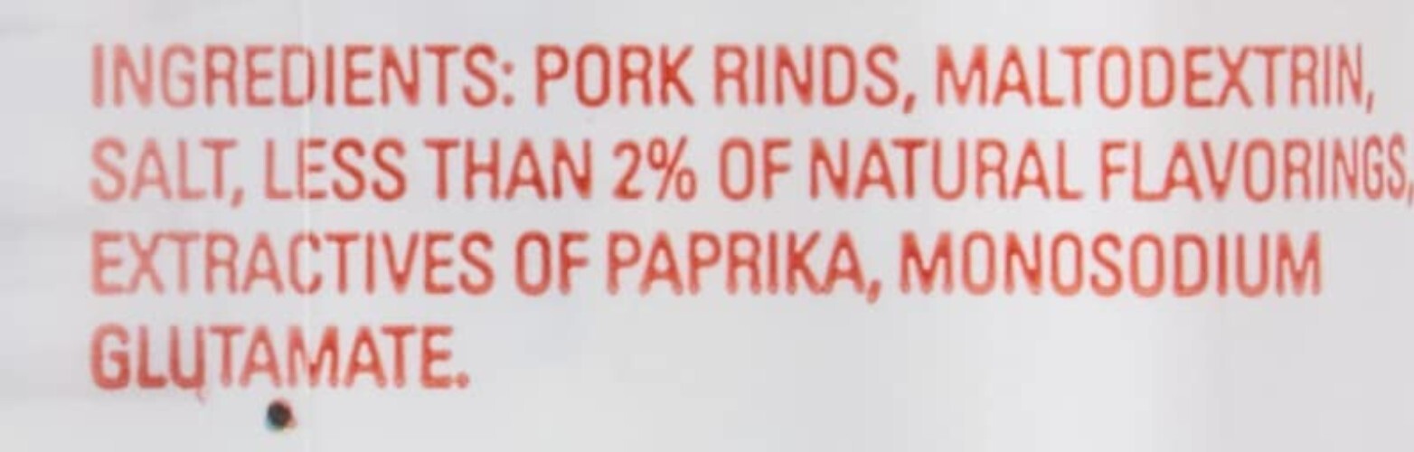 Delicious Low-Carb Hot & Spicy Pork Rinds, 1.75oz Bags, 18 Pack – Snack Anytime!