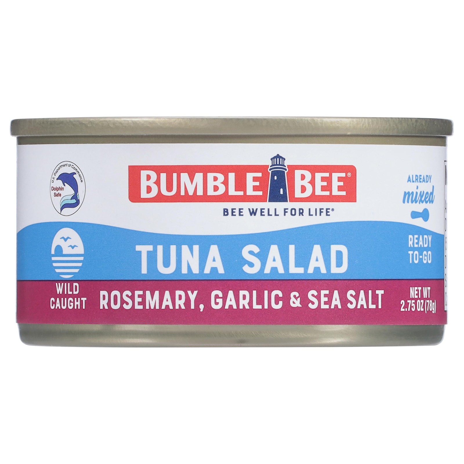 Bumble Bee Snack On The Run Protein Pack, 8g per Box Rosemary, Garlic, Sea S…