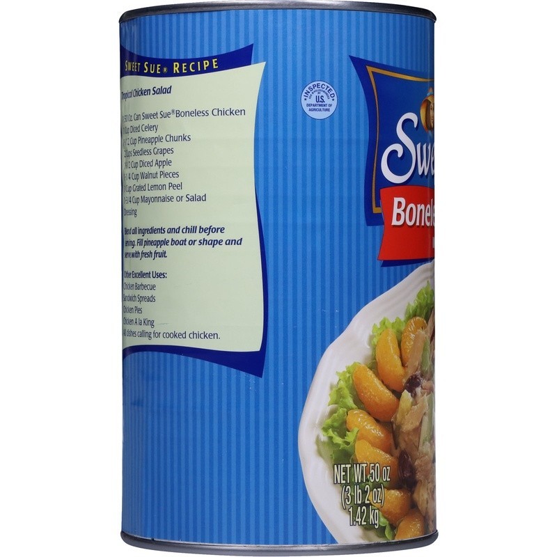Canned Boneless Chicken Breast High Protein Healthy Snack Soup Casserole Meal US