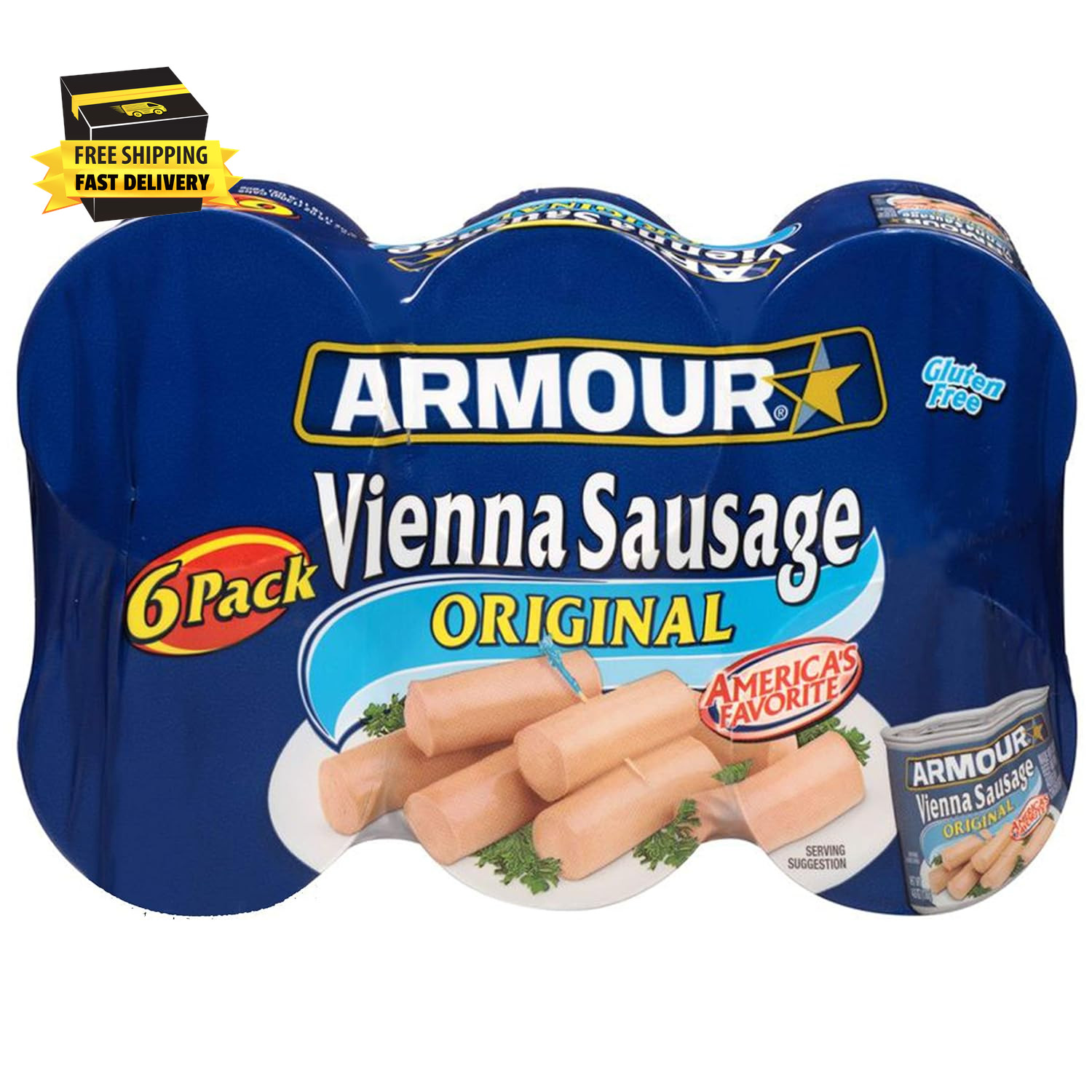 Star Vienna Sausage, Original Flavor, Canned Sausage, 4.6 Oz (Pack of 6) ⭐️⭐️⭐️⭐