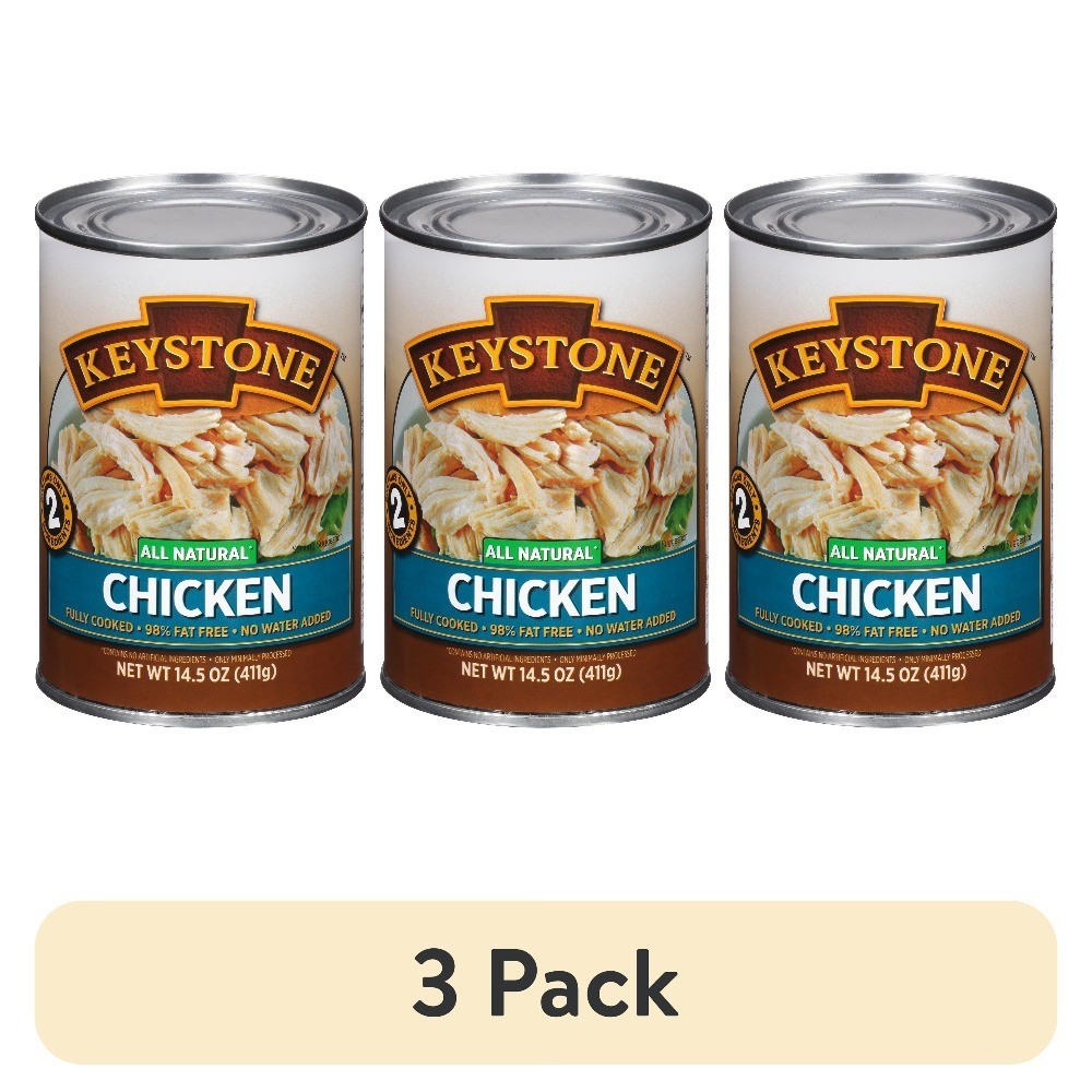 All Natural Chicken Canned Meat 14.5 oz 3 Pack Human Grade Premium
