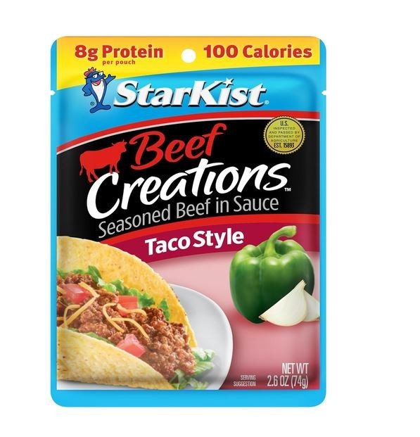 StarKist Beef Creations Taco Style, 2.6 oz Pouch
