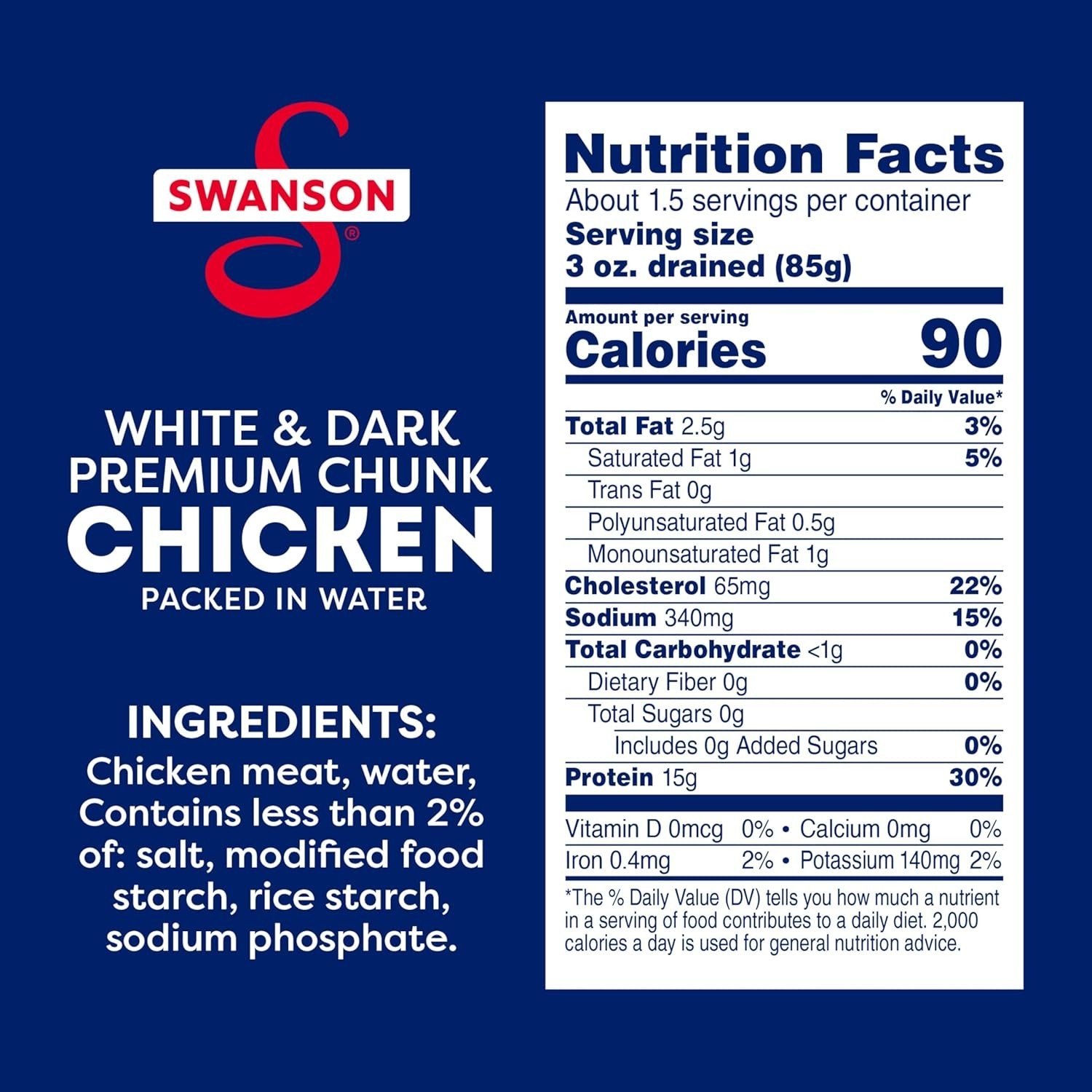 Convenient 12-Pack of Gluten-Free Chunk Chicken – 9.75 oz Each Can