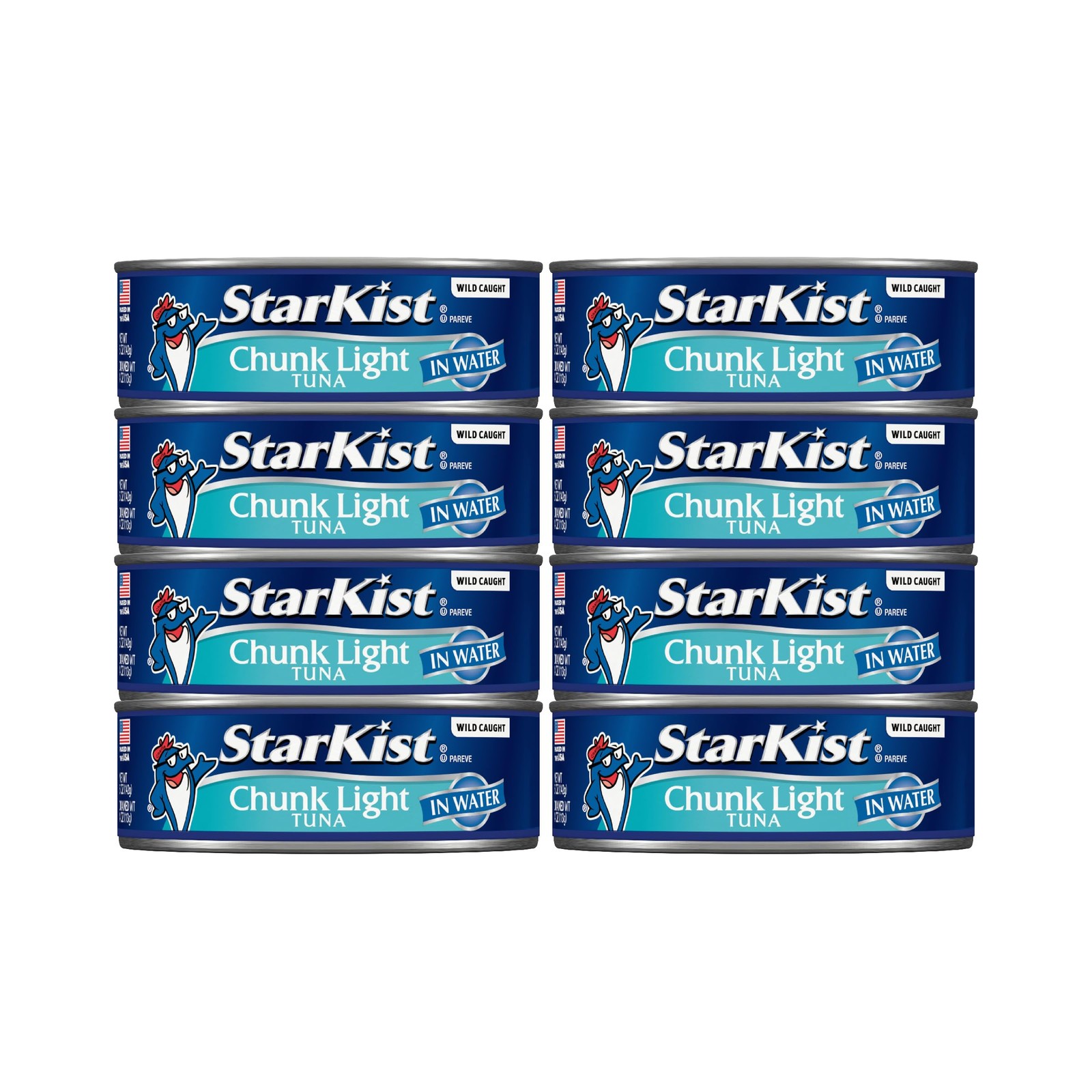 StarKist Chunk Light Tuna in Water, 5 oz 8 Pack