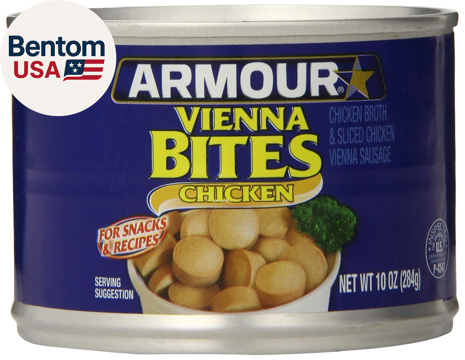 Star Chicken Vienna Sausage Bites, Canned Sausage, 10 OZ (Pack of 12)