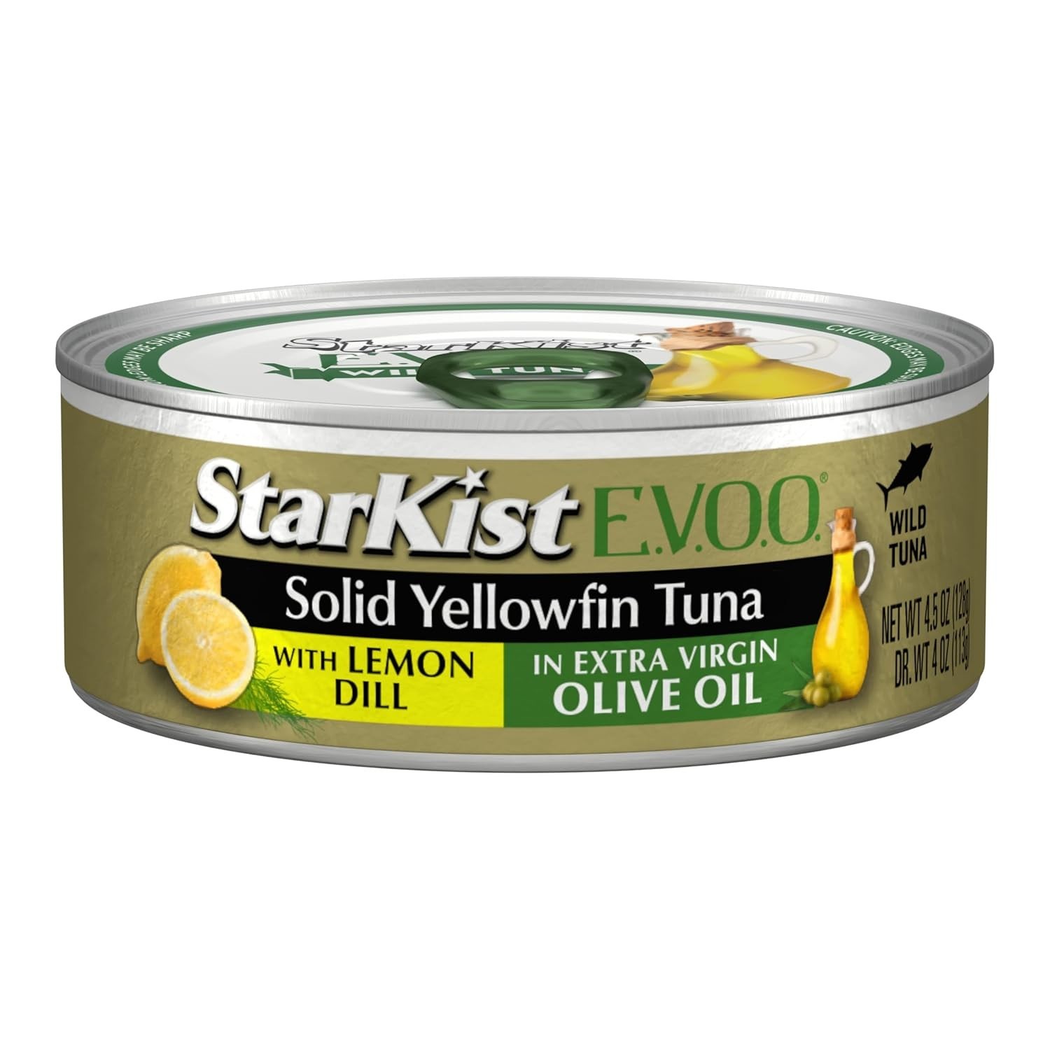 Deliciously Nutritious E.V.O.O. Yellowfin Tuna & Lemon Dill – 28g Protein/CAN