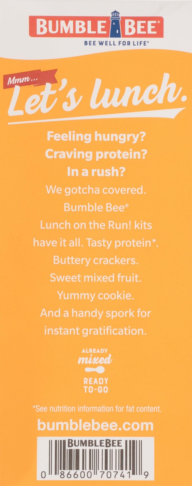 Bumble Bee Lunch On The Run Chicken Salad with Crackers Kit 8.2 oz Ready to Eat