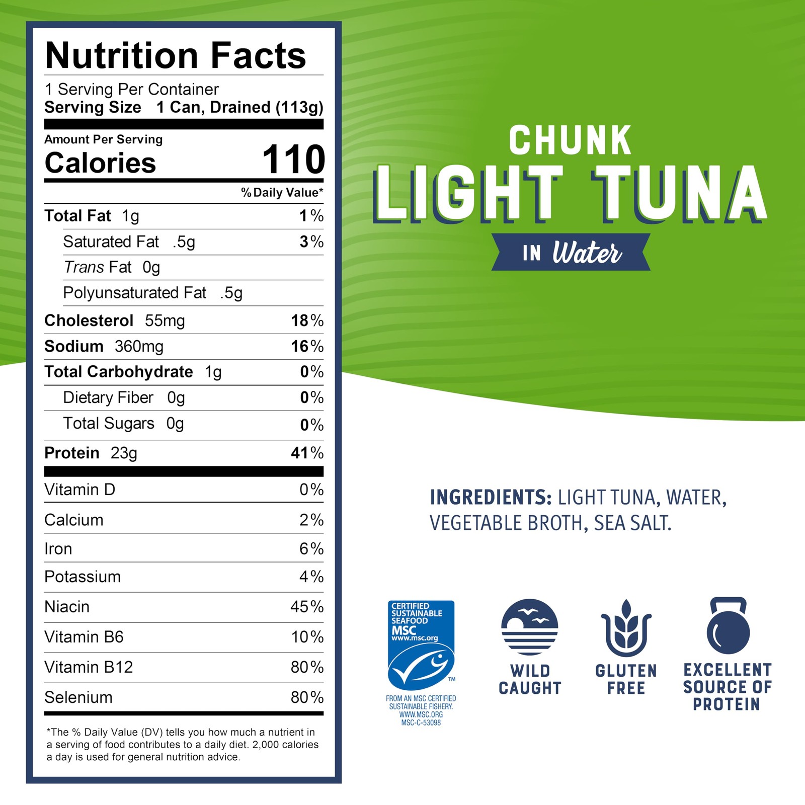 Bumble Bee Chunk Light Tuna In Water, 5 oz Cans (Pack of 5 Ounce 10)