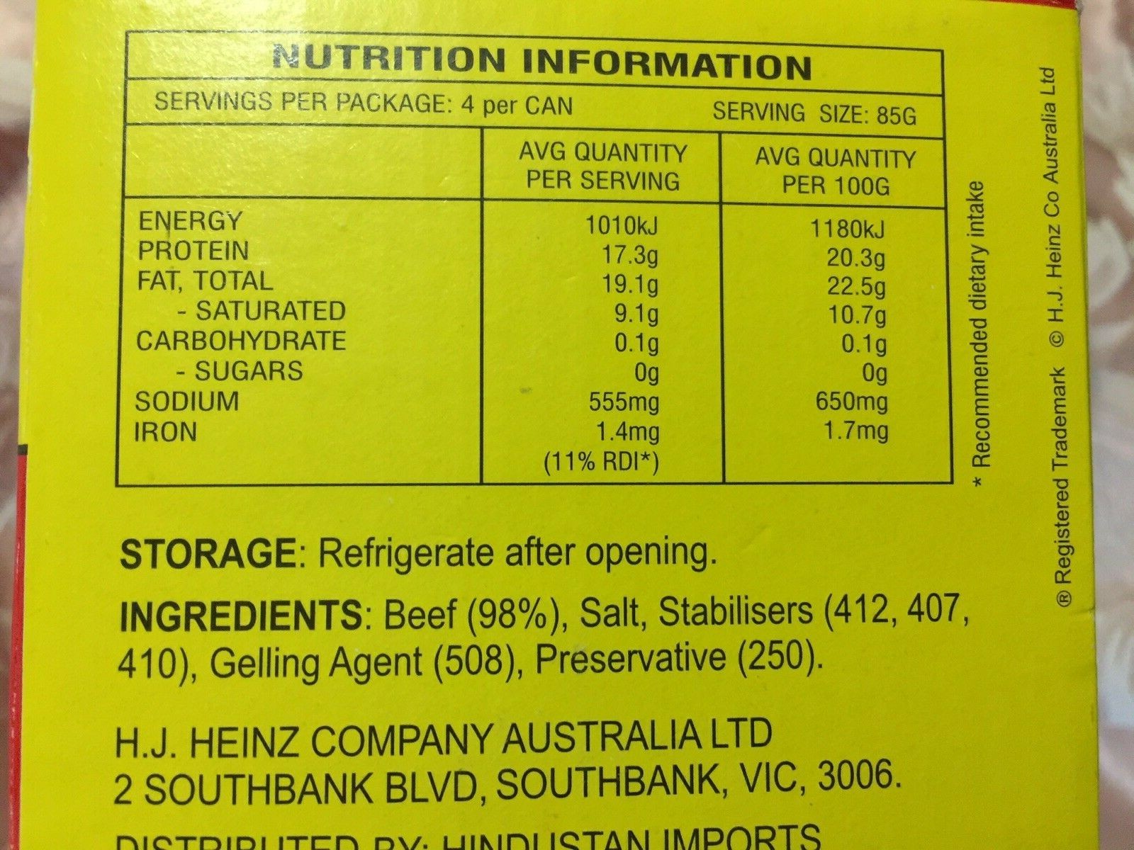 PACIFIC BRAND CORNED BEEF 4 CAN VALUE PACK 340 G EACH TIN 1.2 KG BEEF