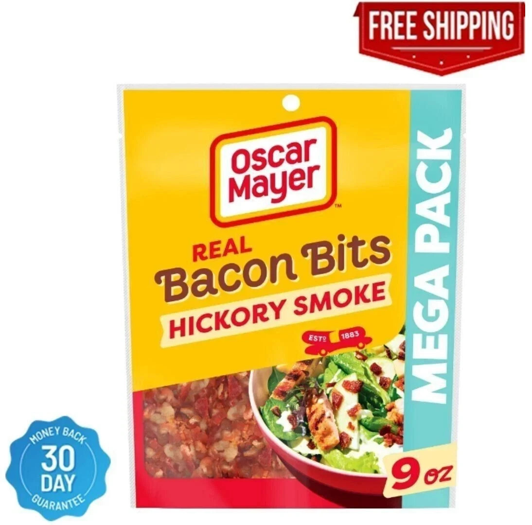 Oscar Mayer Real Bacon Bits Mega Pack, 9 Oz Bag, 2-2.5 Cups Brand New Item
