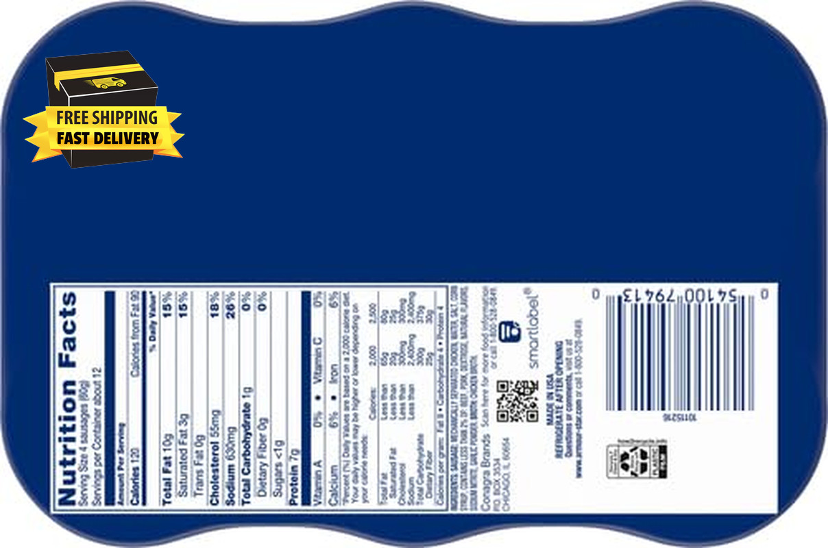 Star Vienna Sausage, Original Flavor, Canned Sausage, 4.6 Oz (Pack of 6) ⭐️⭐️⭐️⭐
