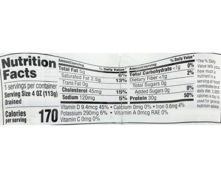 Healthy No Salt Albacore Tuna in Water – 6 Cans, 5 Ounces for Nutritious Meals