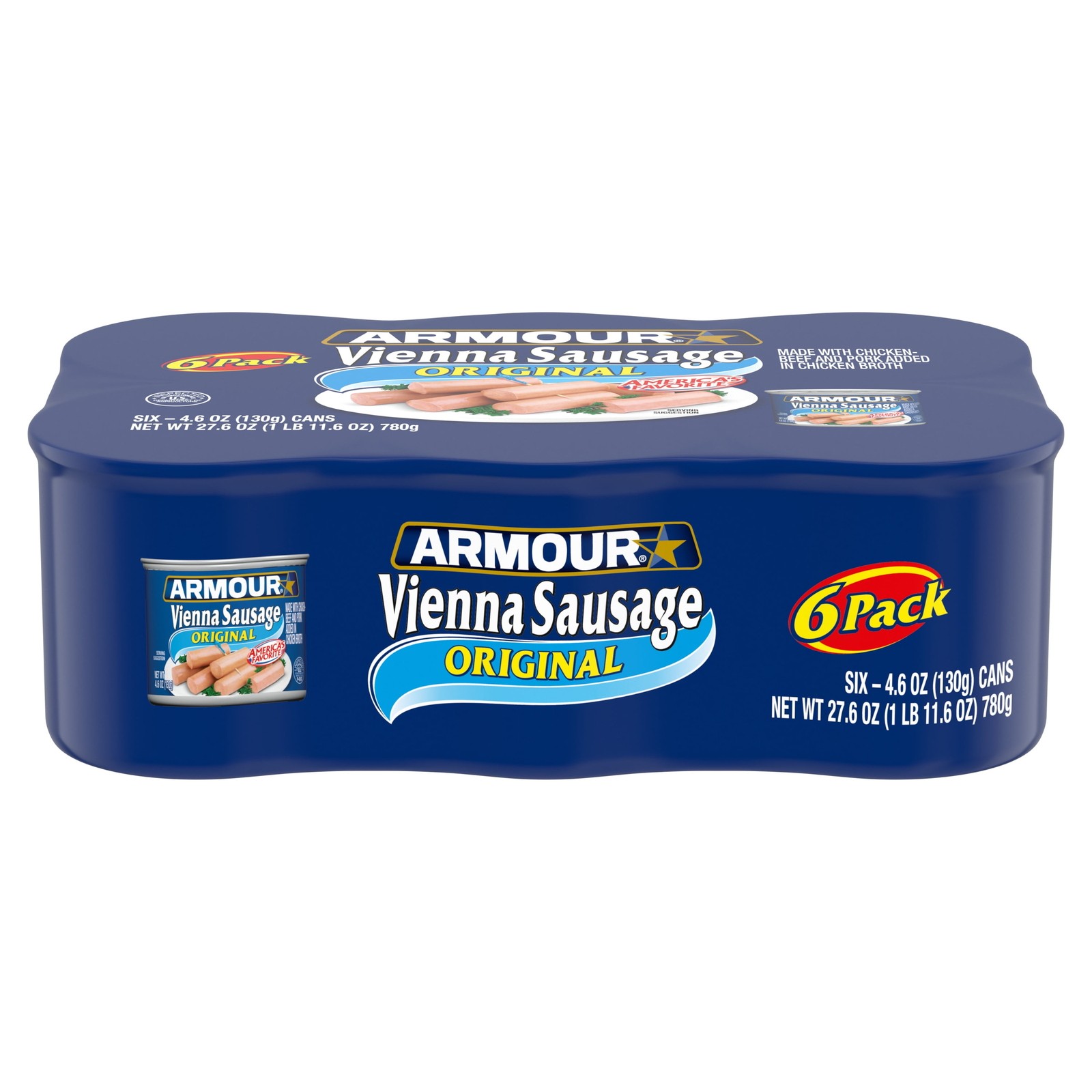 3 Pack Canned Sausage Original Flavor Camping Food Survival Meal Gluten Free NEW
