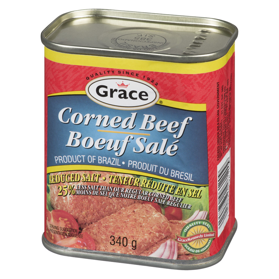 4-Pack Grace Corned Beef, Low Sodium