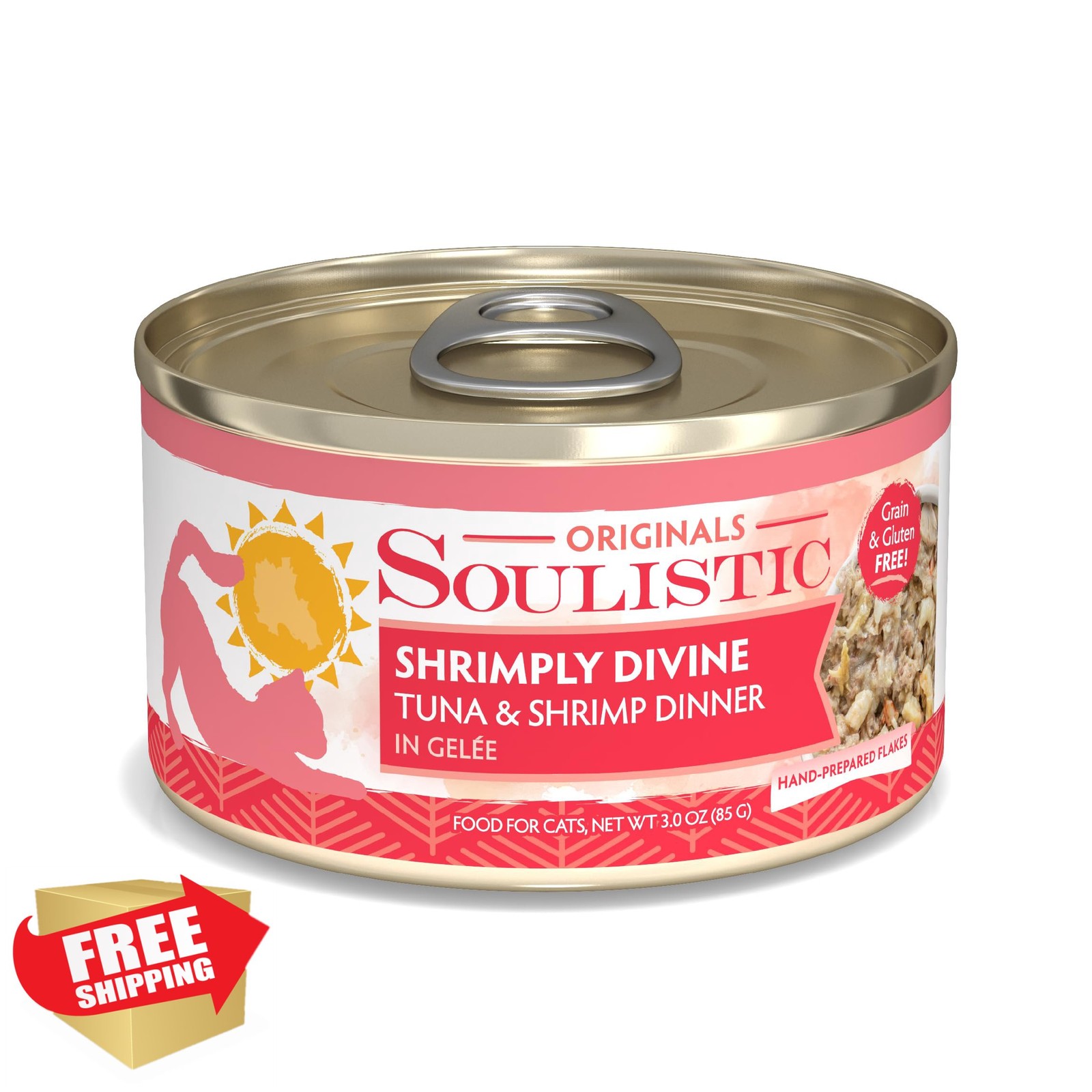 Soulistic Shrimply Divine Tuna 3oz Can (12 Pack)
